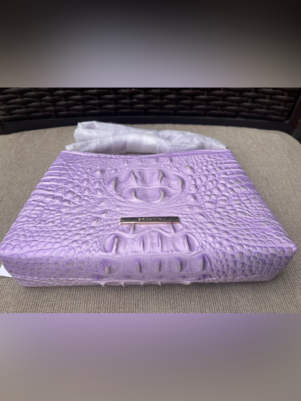 NWT Brahmin LORELEI in GENTLE LAVENDER Shoulder Bag - Picture 5 of 6